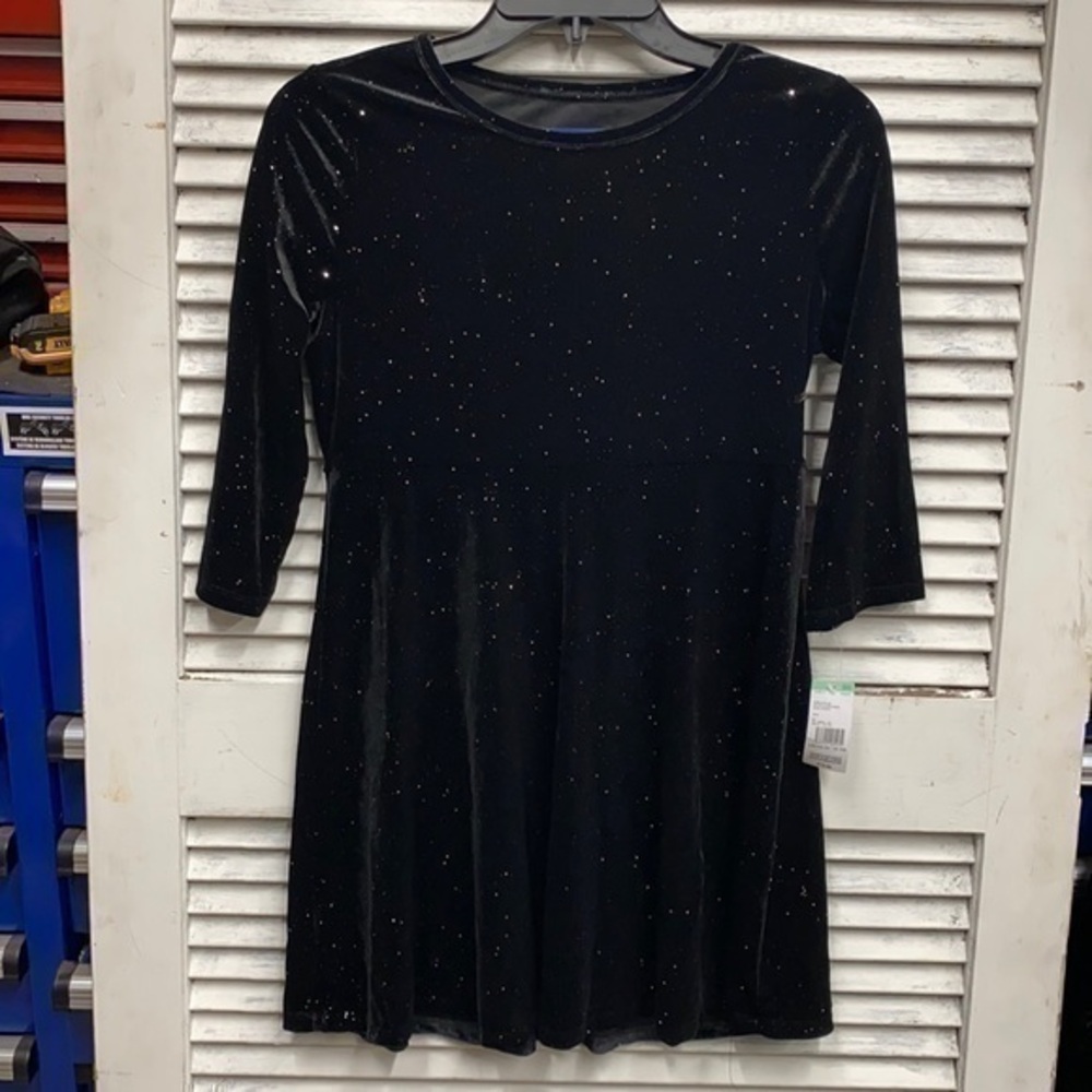 Simply Styled Black Sparkle Dress size L +